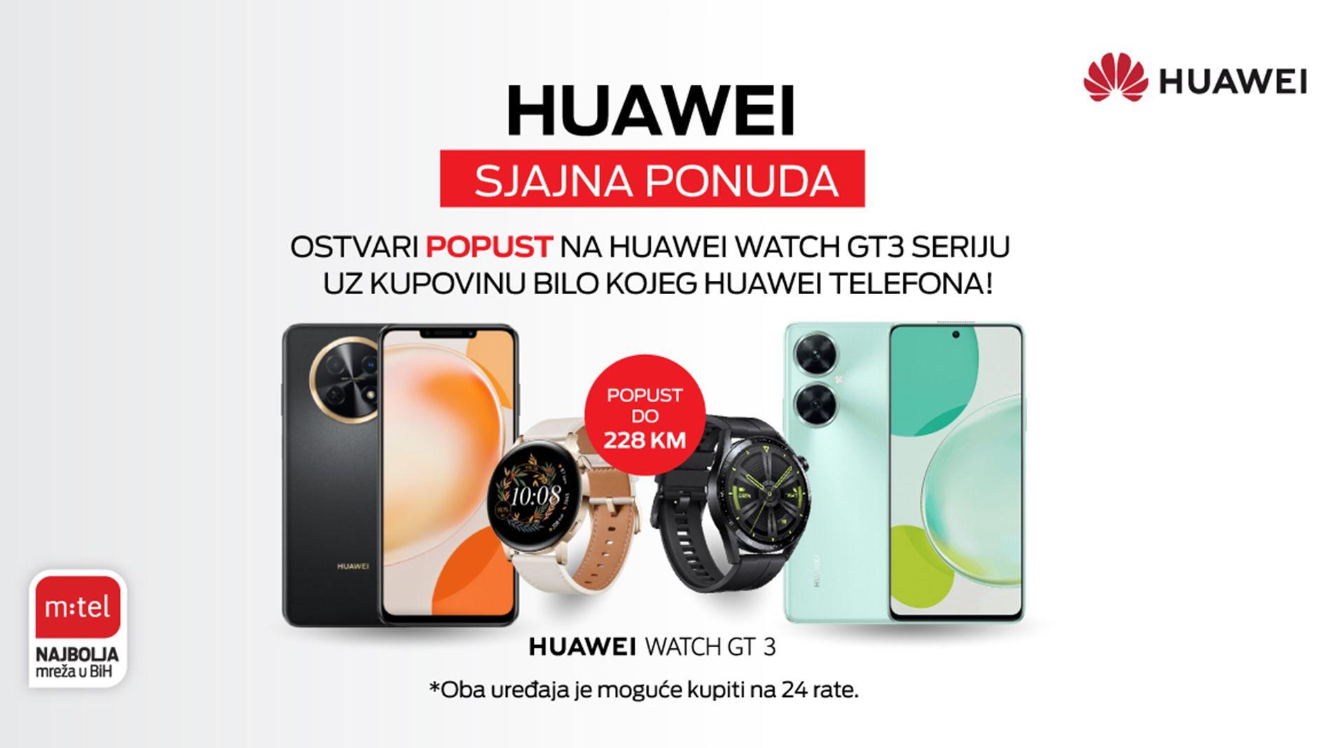 Savršena kombinacija – Huawei telefon i pametni sat sa popustom