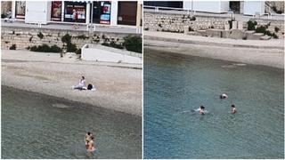 Video / Prvi maj na bh. moru: Iako je oblačno, ljudi se kupaju u Neumu